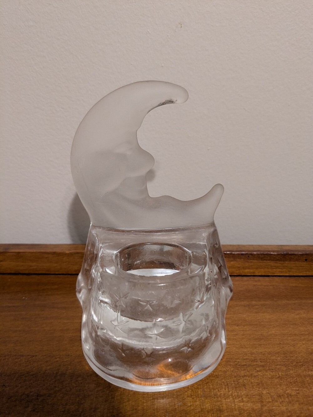 Vintage Partylite Crescent Moon Tealight Holder 🌙